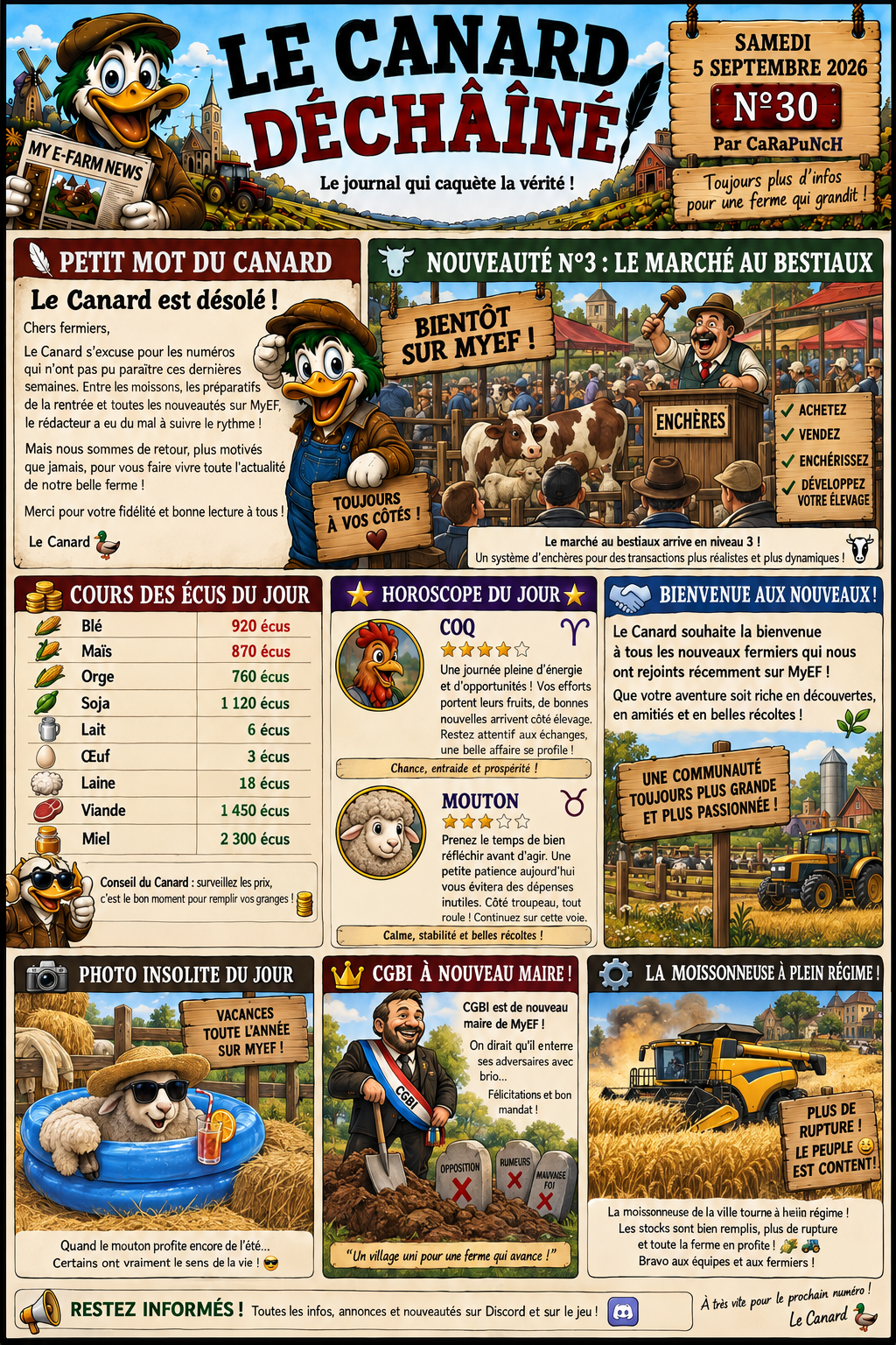 Le marché aux bestiaux débarque : MyEF passe aux enchères ! 🔨